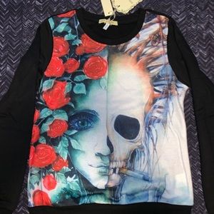 Woman Miss Morena Designer Sweatshirt Size Small